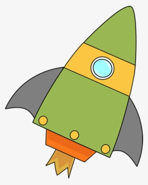 Green Rocket Clip Art - Clip Art #1443969