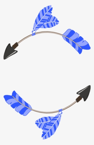 Green Feathers Tribal Arrows Crossed - Green Feathers #1444698