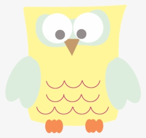 Funny Yellow Owl Clipart - Owl Clip Art Black Background #1444791