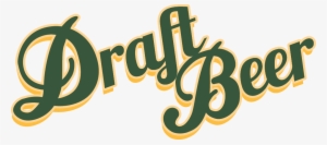 Beer Clipart Draught Beer - Draft Beer Logo Png #1444925