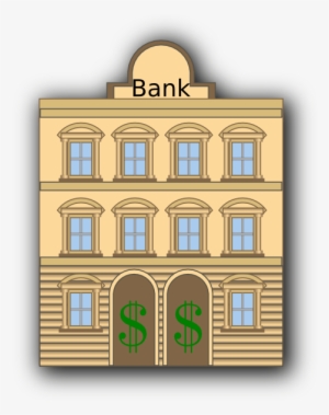 Bank Building Clip Art #1445091