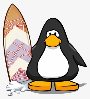 Mckenzie's Surfboard From A Player Card - Club Penguin Surfboard #1445181