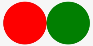 Circle Clipart Green Circle - 緑 と 赤 色 #1445368