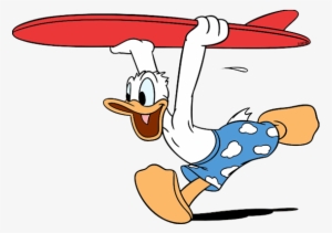 More Sports Clip Art - Donald Surf #1445407