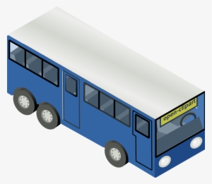 Blue Bus Clipart Png #1445439