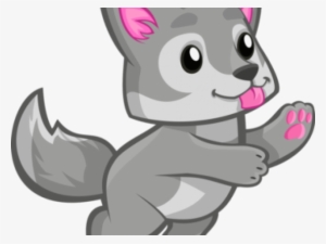 Animated Wolf Clipart - Wolf Clip Art #1445474