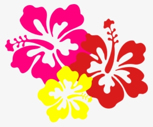 Hawaiian Flowers Png Library Download Huge - Hibiscus Clip Art #1445597