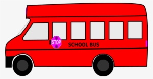 Red School Bus Clipart - Red School Bus Clip Art #1445682