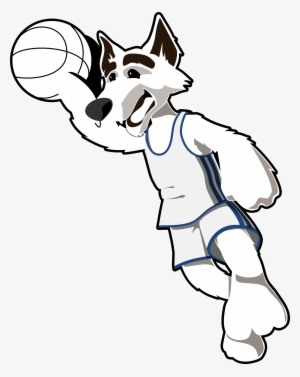 Wolf - Clipart - Black - And - White - Basketball Images Black And White Clip Art #1445715