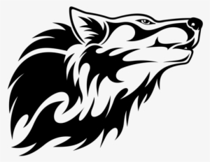 Wolf Head Vector Clipart - Cabeza De Un Lobo Tribal #1445939