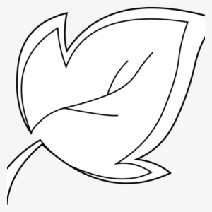 19 Clipart Leaf Outline Huge Freebie For Powerpoint - Clip Art #1446056