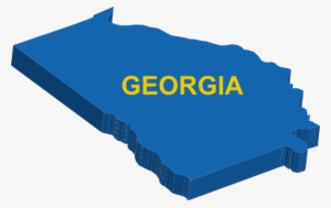 Georgia Clip Art - State Of Georgia 3d - Free Transparent PNG Download ...