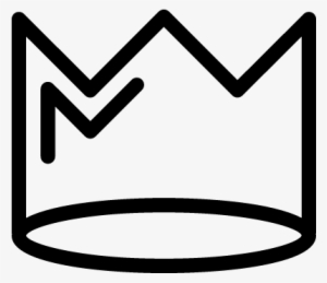Royal Crown Outline With Pointed Tips Vector - Icon #1446778