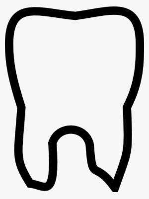 Clip Transparent Stock Teeth Clipart Black And White - White Tooth Clip Art #1446889
