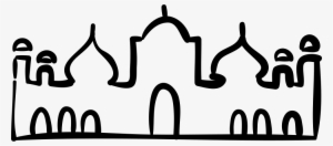 Orient Building Hand Drawn Outline Comments - Building #1446891