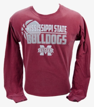 Comfort Colors Outline Mississippi State Bulldogs Banner - Mississippi State University #1446939