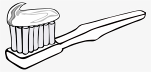 Brush Outline Cliparts - Coloring Page Of Toothbrush #1446984