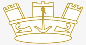 Outline, Gold, Crown, Coloring, Color - Crown Outline #1447030