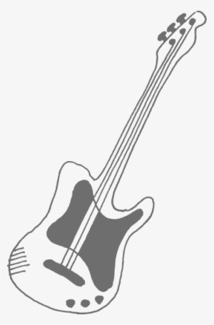 Guitar Transparent Png - Guitar Doodle Transparent #1447305