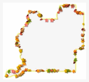 A Yellow And Orange Outline Map Of Washington With - Floral Design #1447339 A Yellow And Orange Outline Map Of Washington With - Floral Design #1447339