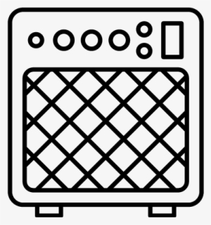 Electric Guitar Amplifier Vector - Víznar #1447399