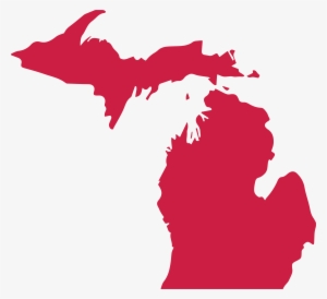 Outline Of Michigan - State Of Michigan #1447438