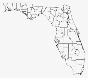 Florida Transparent Png - Florida County Map Png - Free Transparent PNG ...