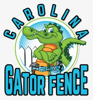 Small Banner Image With Gator Fence Mascot - Cartoon #1447603
