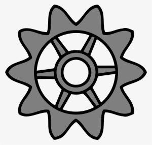 This Free Icons Png Design Of 10-tooth Gear With Trapezium #1447707