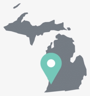 Michigan State Outline - Michigan Counties 2016 Election #1447735