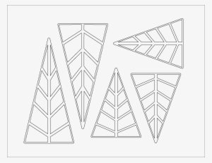Christmas Tree Template Front - Christmas Tree #1447871