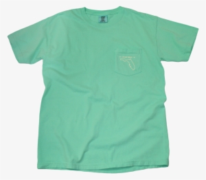Florida Mint Green Pocket Tee #1448145