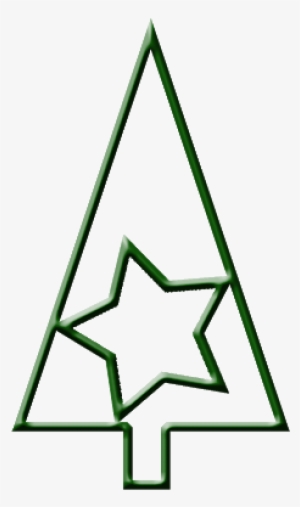 Christmas Tree Outline #1448337
