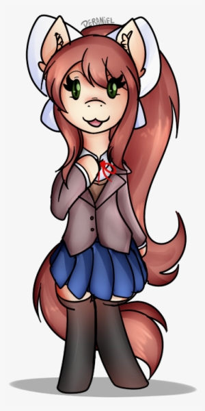 Deraniel, Bow, Clothes, Cute, Doki Doki Literature - Stocking #1449274