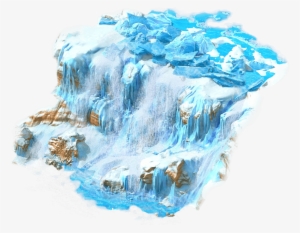 Blue Drawing Waterfall - Waterfall Png #1450085