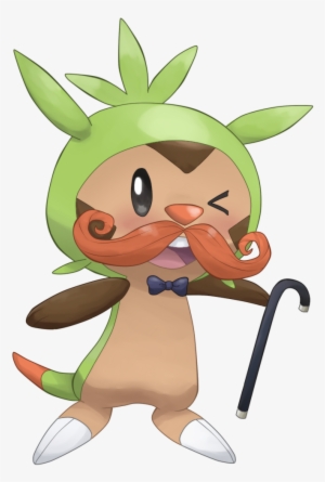 Sir Vi By Kyokochibi - Chespin With A Mustache #1450502