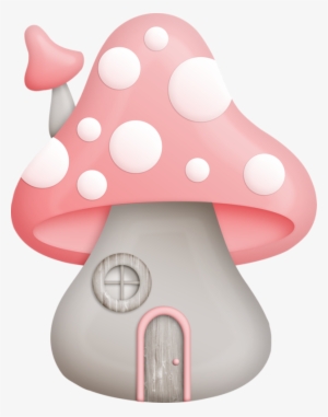 Mushroom House Mushroom Clipart, House Clipart, Fairy - Dibujos De Hongos Infantiles #1450505