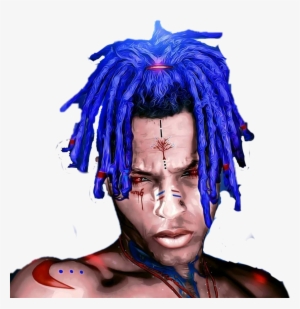 Xxxtentacion With Blue Hair #1450776