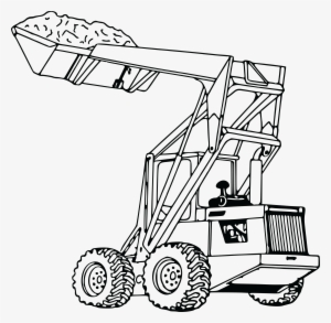 Wheel Loader Drawing At Getdrawings - Omalovánky Stavební Stroje #1451531