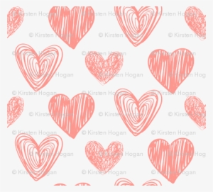 Valentine's Day Pink Hand Drawn Hearts Cute Valentines - Heart #1452783 Valentine's Day Pink Hand Drawn Hearts Cute Valentines - Heart #1452783