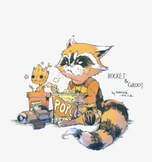 Just Randomness - Rocket Groot Fan Art #1452903