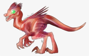 Stuff For Lee Friend Art Fossil Fighters Velociraptor - Cartoon #1452946