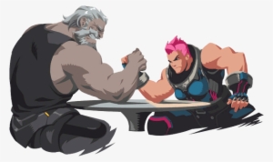 Ideally, This Comp Is Played With Reinhardt, Zarya, - Overwatch Arm Wrestling Sprays #1452967