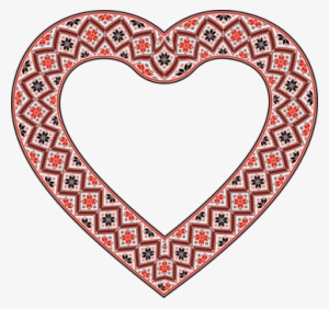 Embroidery Computer Icons Heart Picture Frames Image - Ornate Heart Png #1453277