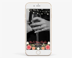 Snapchat Wedding Filter - Elegantes Kundengerechtes Save The Date Magnet #1453388