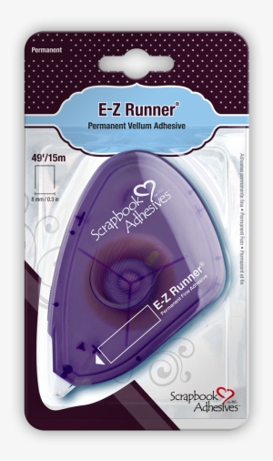 E-z Runner Permanent Fine Original Dispenser, 49ft/15m - 3l E-z Runner Permanent Vellum Tape, 49-feet #1453939