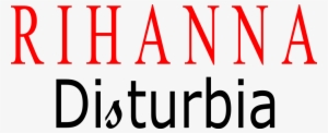 Rihanna Disturbia Logo Another - Oval #1454095