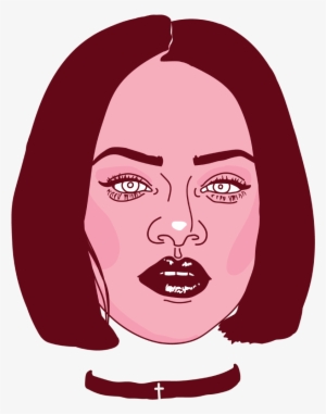 Rihanna Floating Head - Illustration #1454604