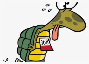 Slow Clipart Slow Runner - Running Turtle #1454609