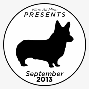 Round Mine All Mine Presents Logo - Dog #1456660